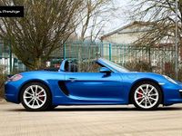 Used Porsche Boxster 315 HP (231 kW) 2015 Blue Cabriolet