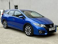 Begagnad Honda Civic SR 120 HK (88 kW) 2016 Blå Kombi