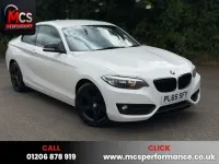 Used BMW 218 Sport Line 150 HP (110 kW) 2015 White Coupe