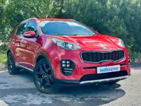 Used Kia Sportage GT-Line 177 HP (130 kW) 2016 Red SUV