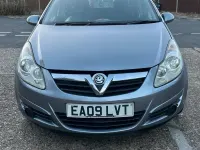 Used Vauxhall Corsa Club 90 HP (66 kW) 2009 Silver Hatchback
