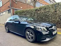 Usado Mercedes C220 AMG Line Premium 194 HP (142 kW) 2019 Preto Carrinha
