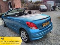 Used Peugeot 207 CC GT 113 HP (83 kW) 2012 Blue Cabriolet