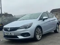 Used Vauxhall Astra SRi 122 HP (89 kW) 2021 Silver Hatchback