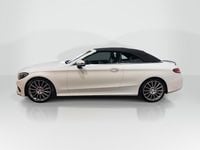 Used Mercedes C250 AMG line 204 HP (150 kW) 2017 White Cabriolet