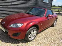 Used Mazda MX5 126 HP (92 kW) 2009 Red Cabriolet
