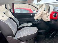 Used Fiat 500 Lounge 69 HP (50 kW) 2018 Red Hatchback