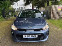 Used Kia Rio 99 HP (72 kW) 2017 Blue Hatchback