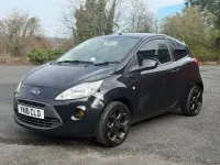 Used Ford Ka Zetec 69 HP (50 kW) 2016 Black Hatchback
