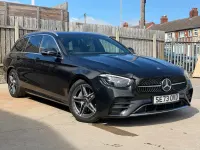 Used Mercedes E220 AMG line 2023 Black Estate