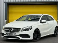 Used Mercedes A180 AMG line 122 HP (89 kW) 2018 White Hatchback
