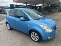 Used Vauxhall Agila Design Edition 85 HP (62 kW) 2009 Blue MPV