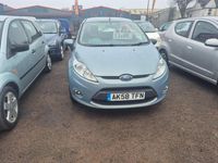Usado Ford Fiesta Zetec 96 HP (70 kW) 2009 Azul Citadino