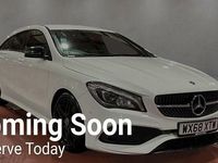 Used Mercedes CLA220 Shooting Brake AMG line 177 HP (130 kW) 2018 White Estate
