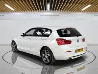 Used BMW 118 Sport Line 136 HP (100 kW) 2018 White Hatchback