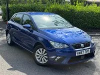 Used Seat Ibiza SE 95 HP (69 kW) 2017 Blue Hatchback