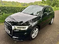 Used Audi Q3 S-Line 150 HP (110 kW) 2018 Black SUV