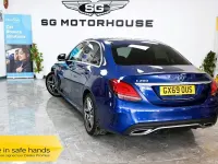 Used Mercedes C200 AMG line 2019 Blue Sedan