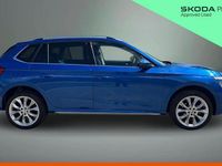 Used Skoda Kamiq SE L 147 HP (108 kW) 2021 Race blue metallic SUV