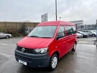 Used VW T5 84 HP (61 kW) 2011 Red Van