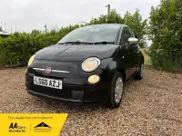 Used Fiat 500 Pop 69 HP (50 kW) 2010 Black Hatchback