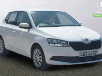 Used Skoda Fabia 75 HP (55 kW) 2018 White Hatchback