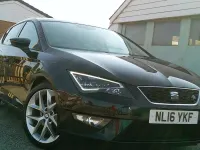 Used Seat Leon FR 150 HP (110 kW) 2016 Black Hatchback