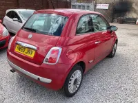 Used Fiat 500 Lounge 69 HP (50 kW) 2010 Red Hatchback