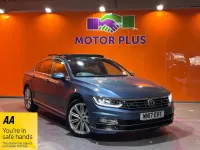 Used VW Passat R-line 240 HP (176 kW) 2017 Blue Sedan