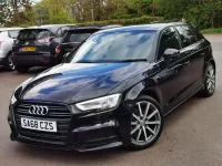 Usado Audi A3 Sportback Black Edition 150 HP (110 kW) 2018 Preto Citadino