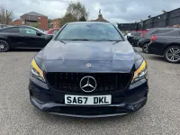 Used Mercedes CLA180 AMG line 122 HP (89 kW) 2017 Blue Sedan
