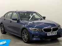 Used BMW 330e Sport Line 292 HP (214 kW) 2020 Phytonic blue Sedan