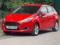 Used Ford Fiesta Zetec 2015 Red Hatchback