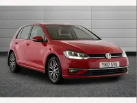 Used VW Golf VII SE 113 HP (83 kW) 2017 Red Hatchback