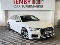 Used Audi A6 S-Line 204 HP (150 kW) 2019 White Estate