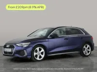 Used Audi A3 Sportback S-Line 110 HP (80 kW) 2022 Blue Hatchback
