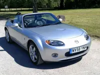 Used Mazda MX5 126 HP (92 kW) 2008 Silver Cabriolet
