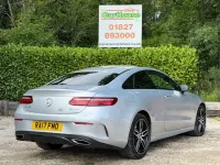 Used Mercedes E400 AMG Line Premium 333 HP (244 kW) 2017 Silver Coupe