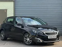 Used Peugeot 308 Allure 120 HP (88 kW) 2016 Black Hatchback