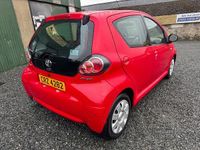 Used Toyota Aygo 68 HP (50 kW) 2011 Red Hatchback