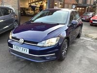 Used VW Golf VII SE 125 HP (91 kW) 2017 Blue Hatchback
