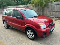 Used Ford Fusion Zetec 2009 Red Hatchback