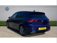Used VW Golf VIII R-line 150 HP (110 kW) 2021 Blue Hatchback
