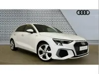 Used Audi A3 S-Line 110 HP (80 kW) 2022 White Sedan