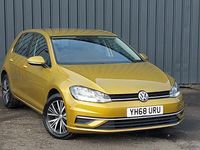 Used VW Golf VII SE 115 HP (84 kW) 2018 Yellow Hatchback