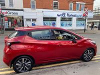 Used Nissan Micra Acenta Limited Edition 2018 Red Hatchback