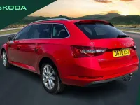 Used Skoda Superb SE Technology 150 HP (110 kW) 2020 Red Estate