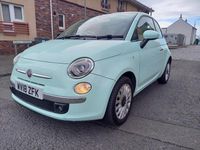 Used Fiat 500 Lounge 69 HP (50 kW) 2018 Green Hatchback