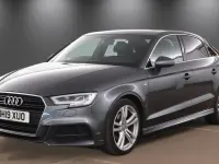 Used Audi A3 S-Line 116 HP (85 kW) 2019 Grey Sedan