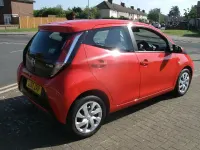 Used Toyota Aygo X-play 69 HP (50 kW) 2017 Red Hatchback